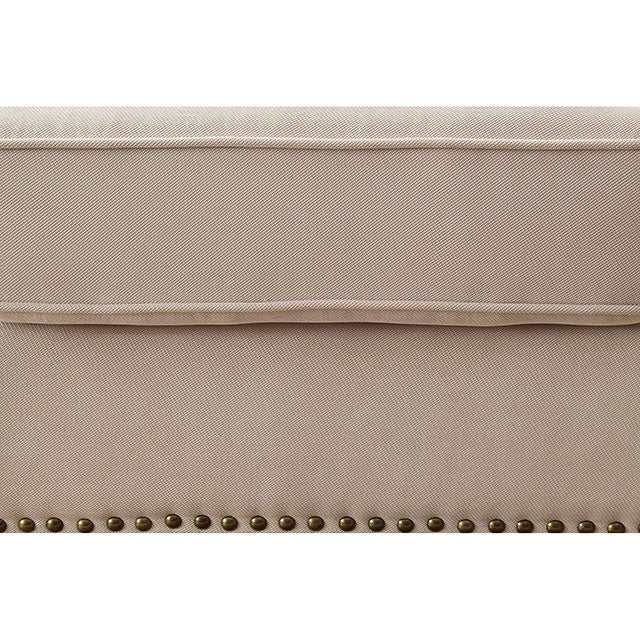 Skyler Beige Armless Chair