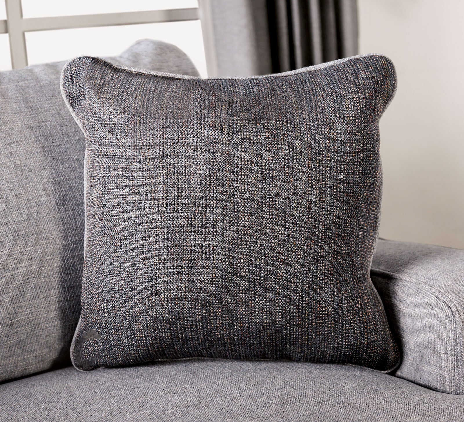Skyline Light Gray/Brown Sofa