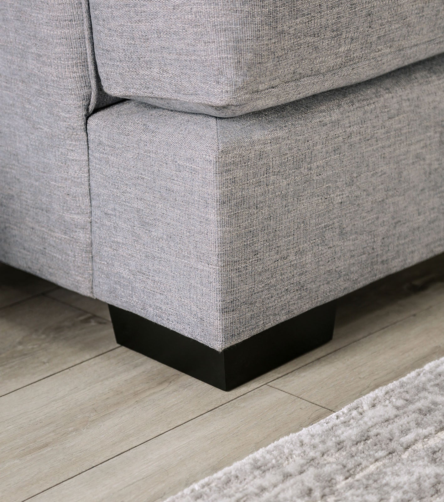 Skyline Light Gray/Brown Sofa