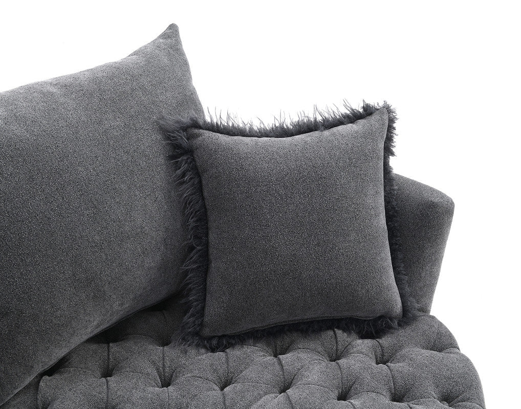 Sofi Dark Gray Swivel Chair