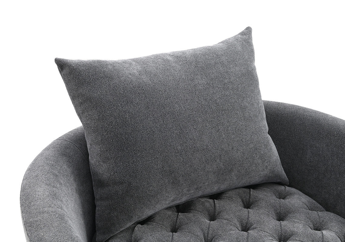 Sofi Dark Gray Swivel Chair
