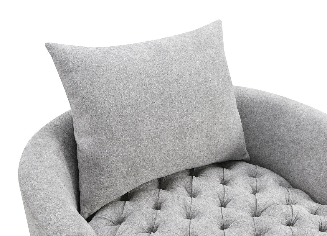 Sofi Light Gray Swivel Chair