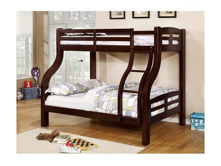 Solpine Espresso Twin/Full Bunk Bed
