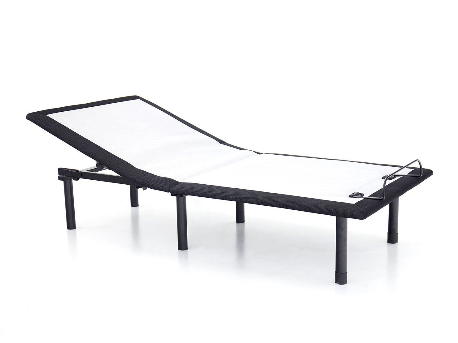 Somnerside I Black/White  Full Adjustable Bed Frame Base
