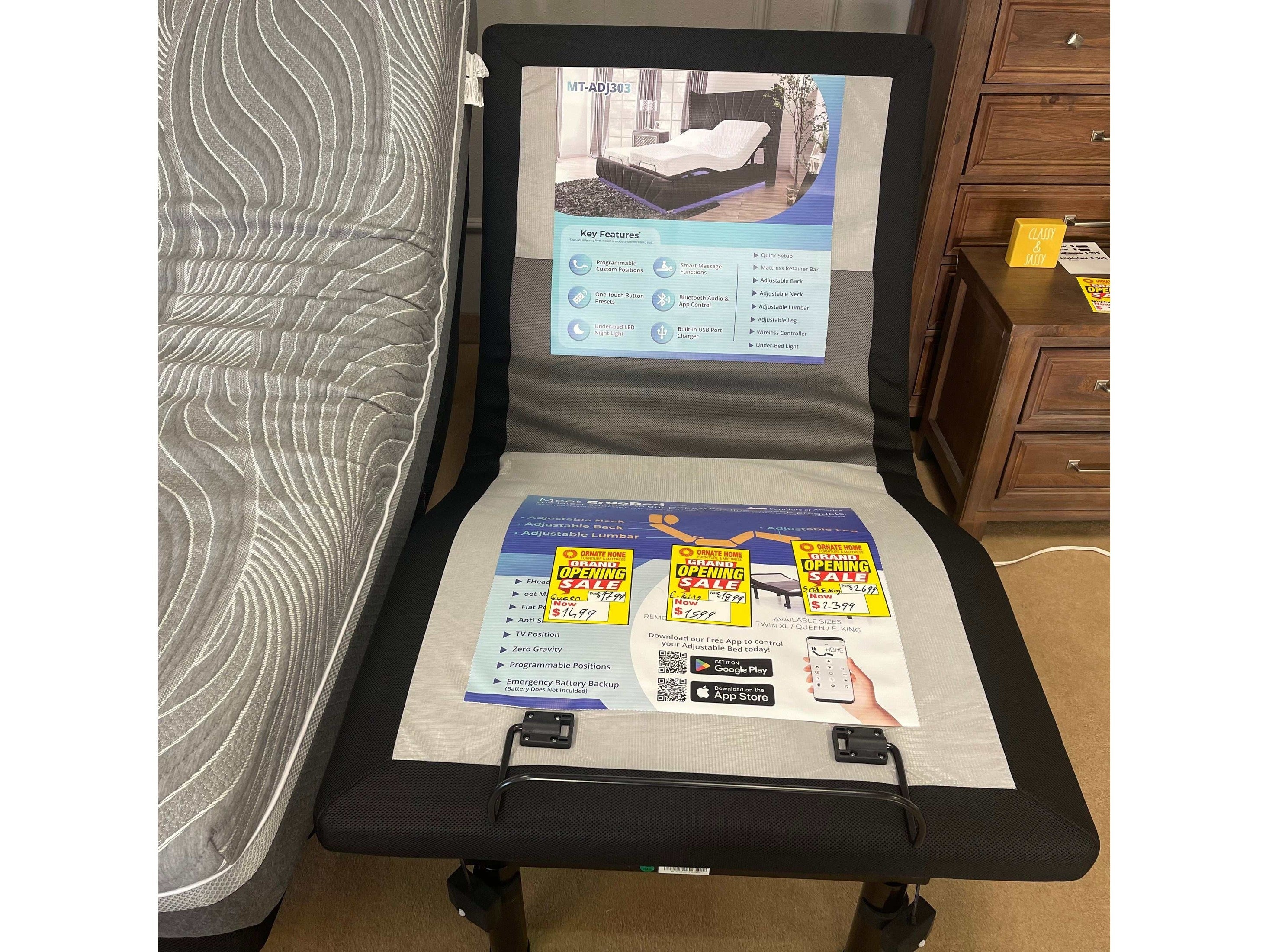 Somnerside MT-ADJ303 Adjustable Bed Base 300 Series / Twin XL
