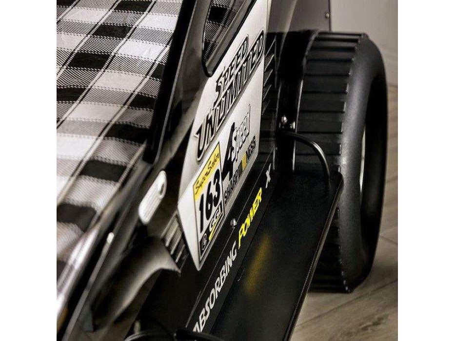 Speed Jump Black Off-Road Twin Car Bed w/ LED Headlights