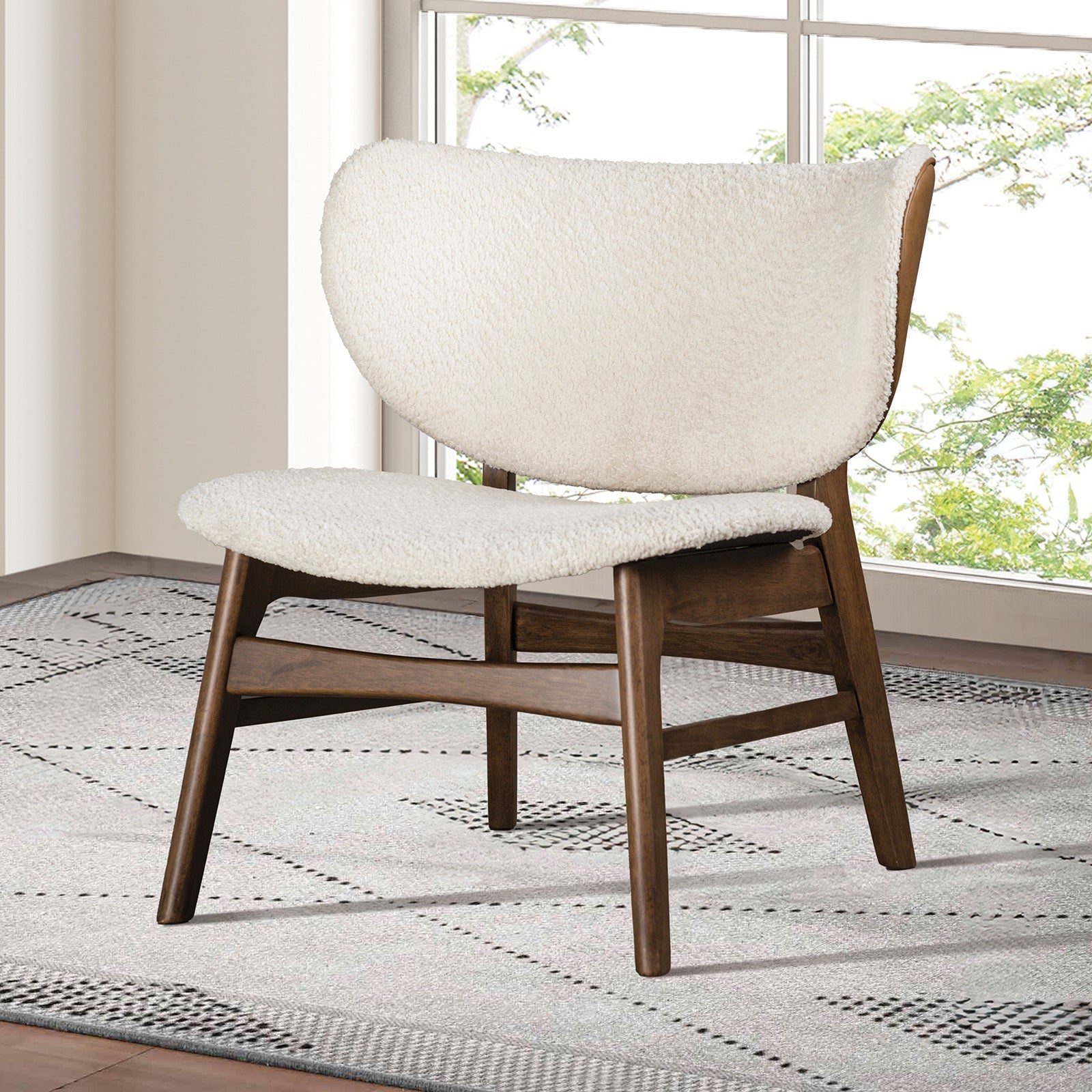 Spiez Walnut Chair & Side Table