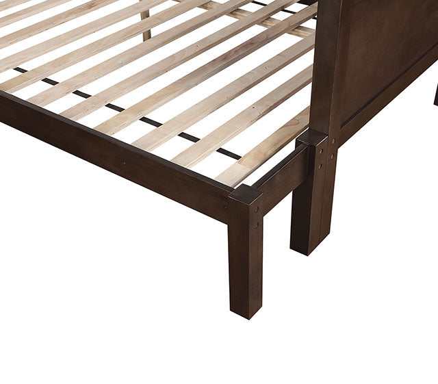 Stamos Walnut Twin/Full Bunk Bed