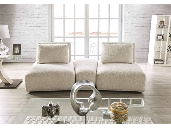 Stavanger Beige 2-Seater w/Ottoman