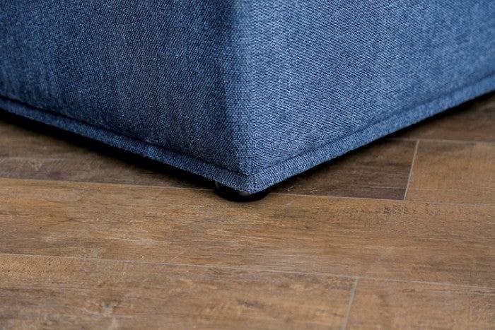 Stavanger Blue 2-Seater w/Ottoman