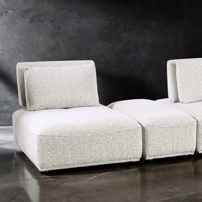 Stavanger Light Gray 2-Seater w/Rect. Ottoman