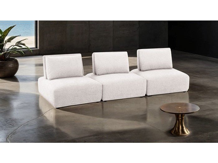 Stavanger White 3-Seater
