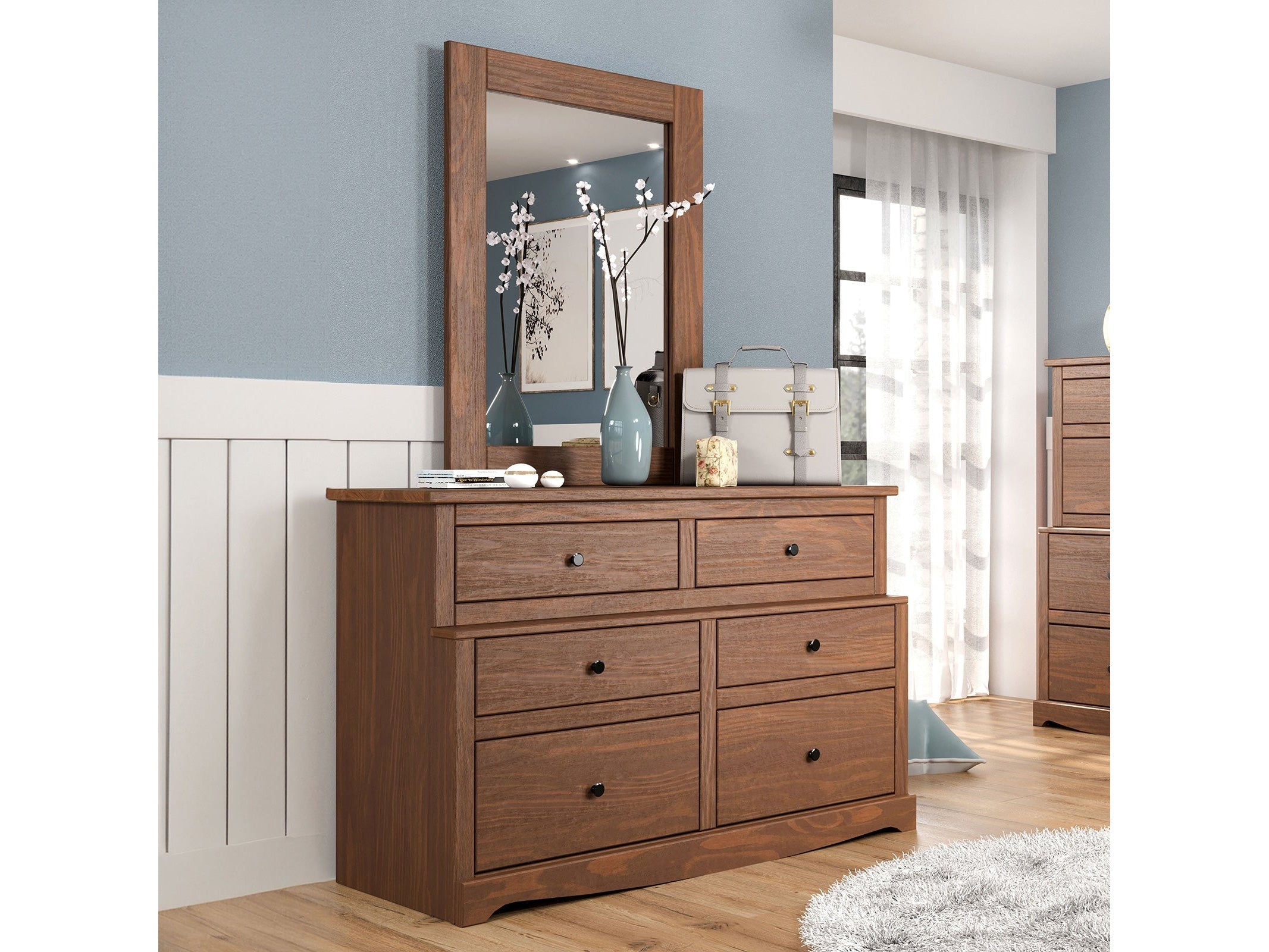 Stavros Mahogany Dresser