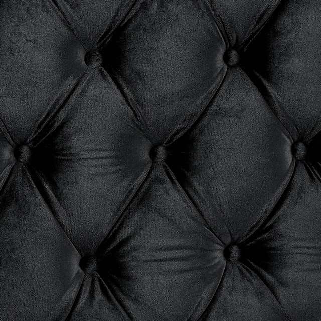 Stefania Black Eastern King Bed