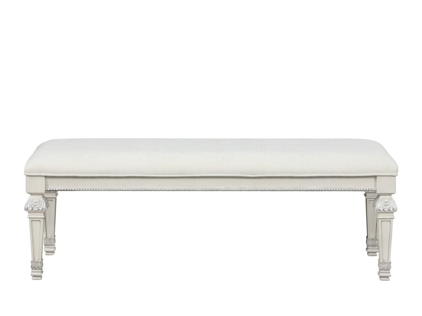 Stella Mia Creamy White Bedroom Bench