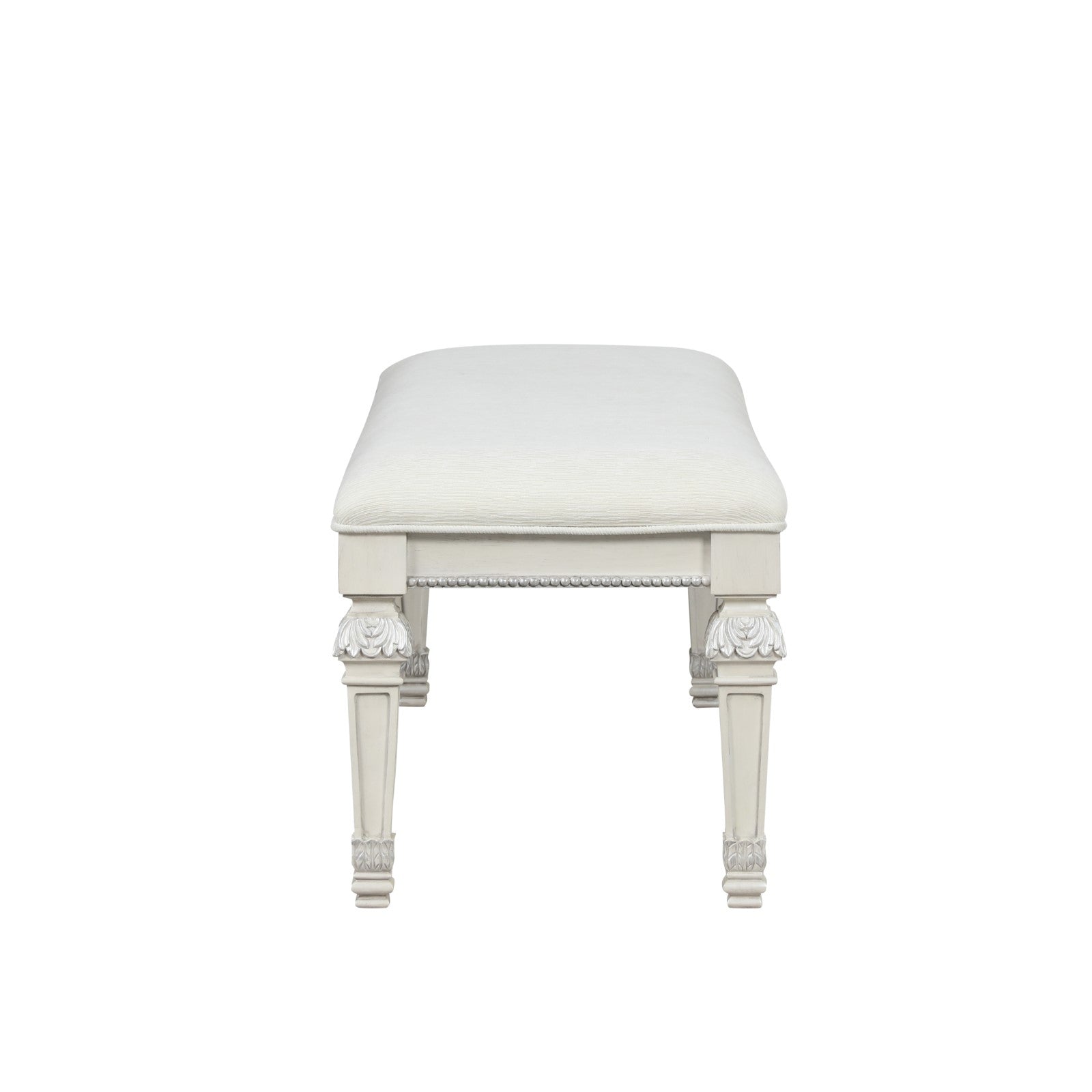 Stella Mia Creamy White Bedroom Bench