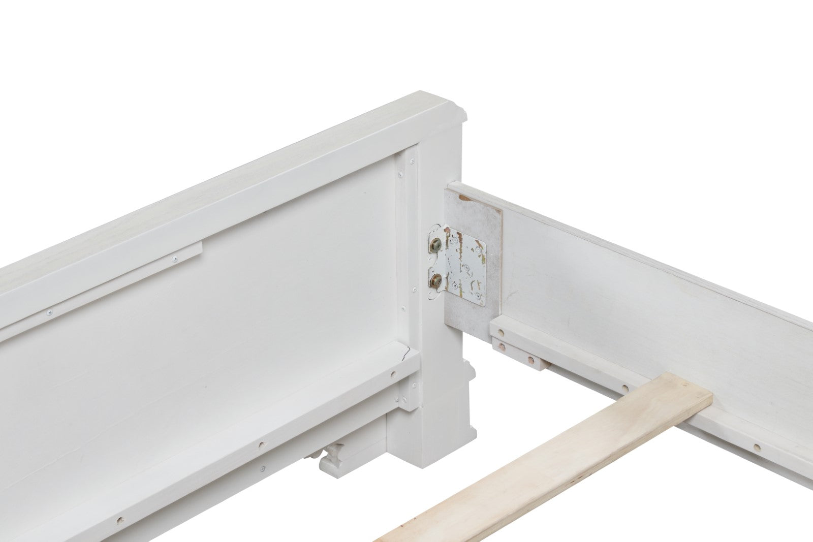 Stella Mia Creamy White Eastern King Full Bed