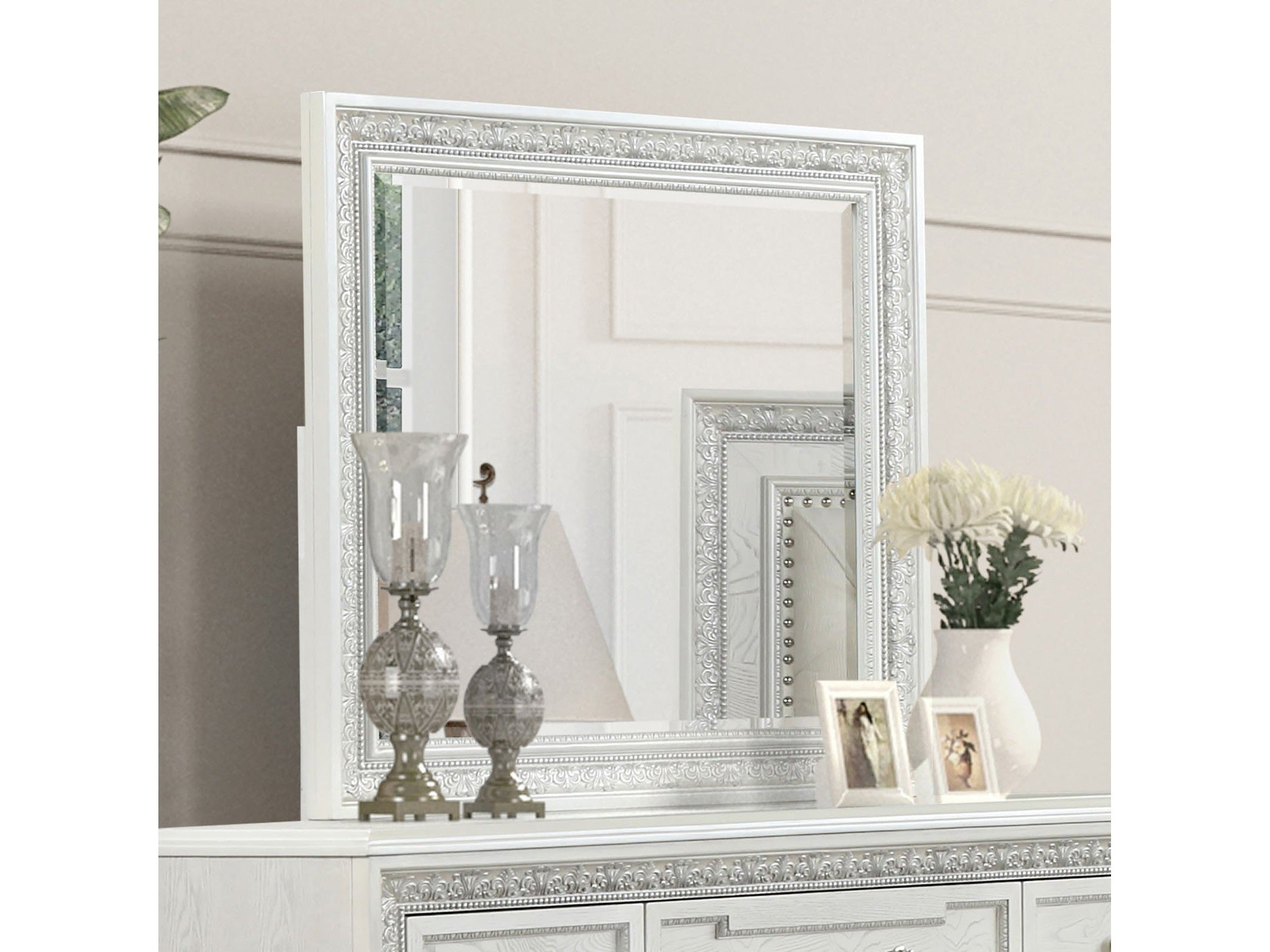 Stella Mia Creamy White Mirror