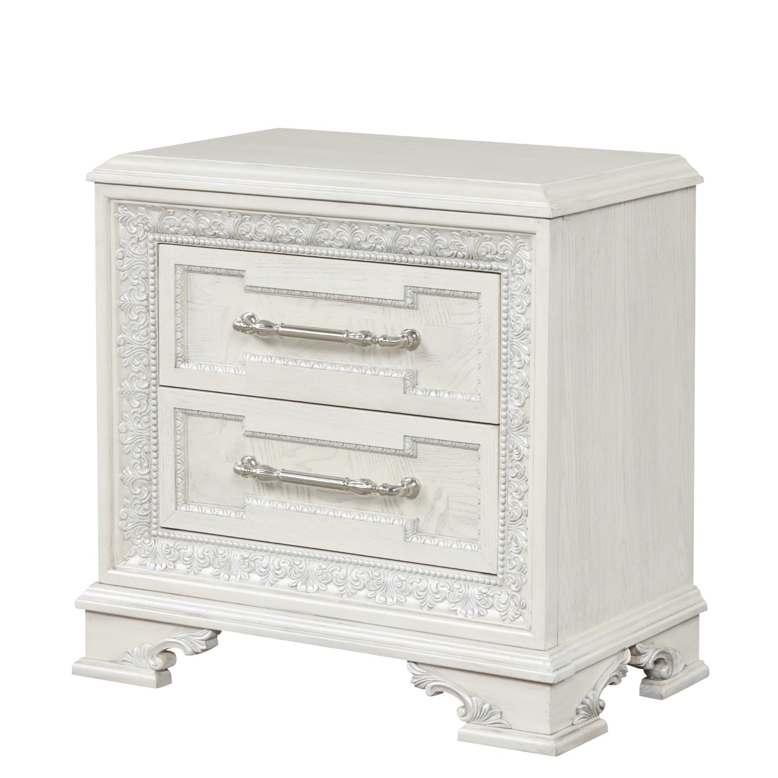 Stella Mia Creamy White Queen 5 Piece Bedroom Set w/Chest