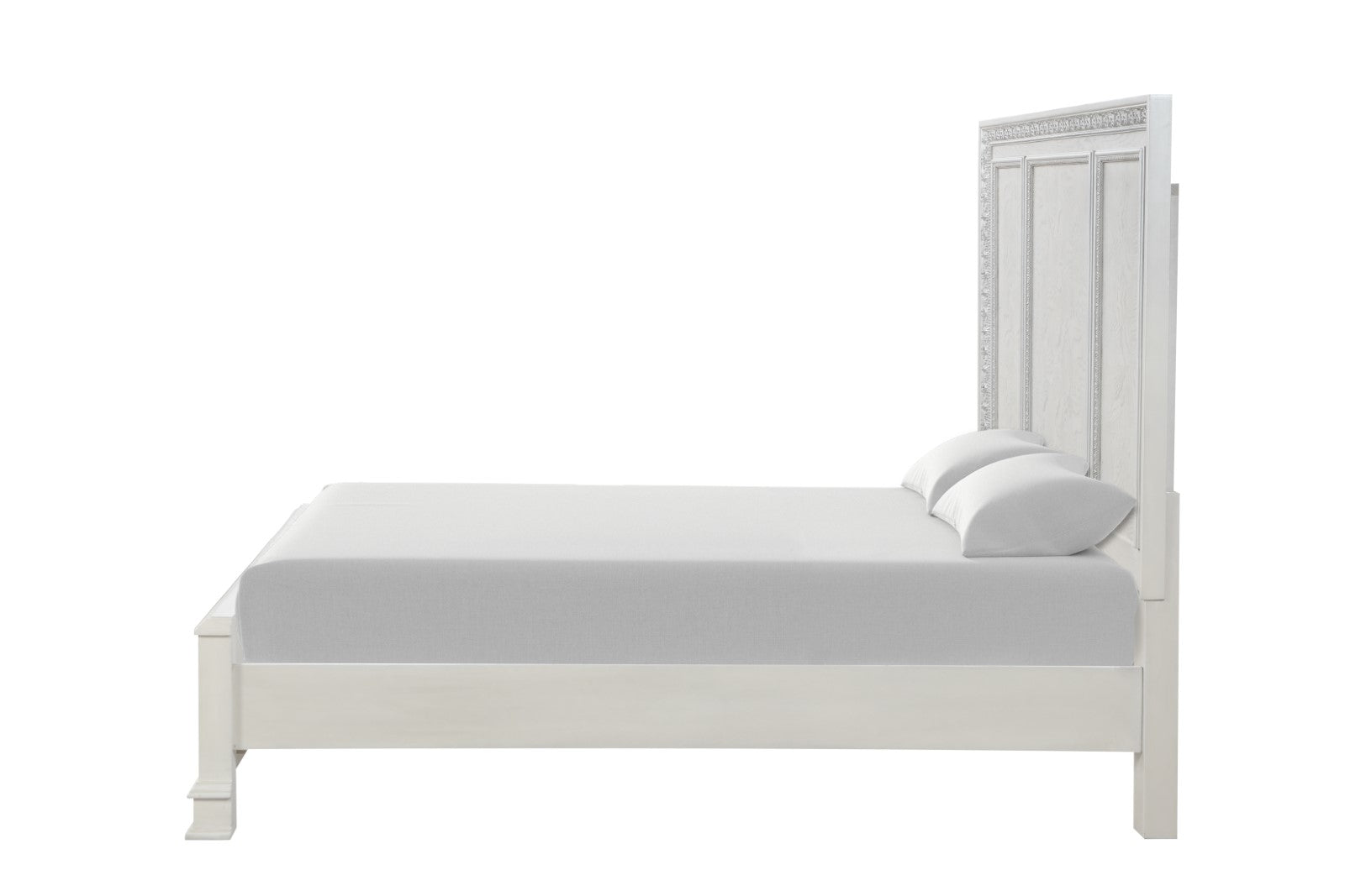 Stella Mia Creamy White Queen Bed