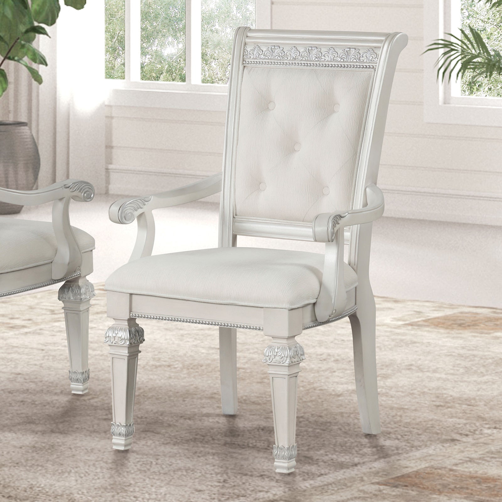 Stella Mia Ivory 7 Piece Dining Set