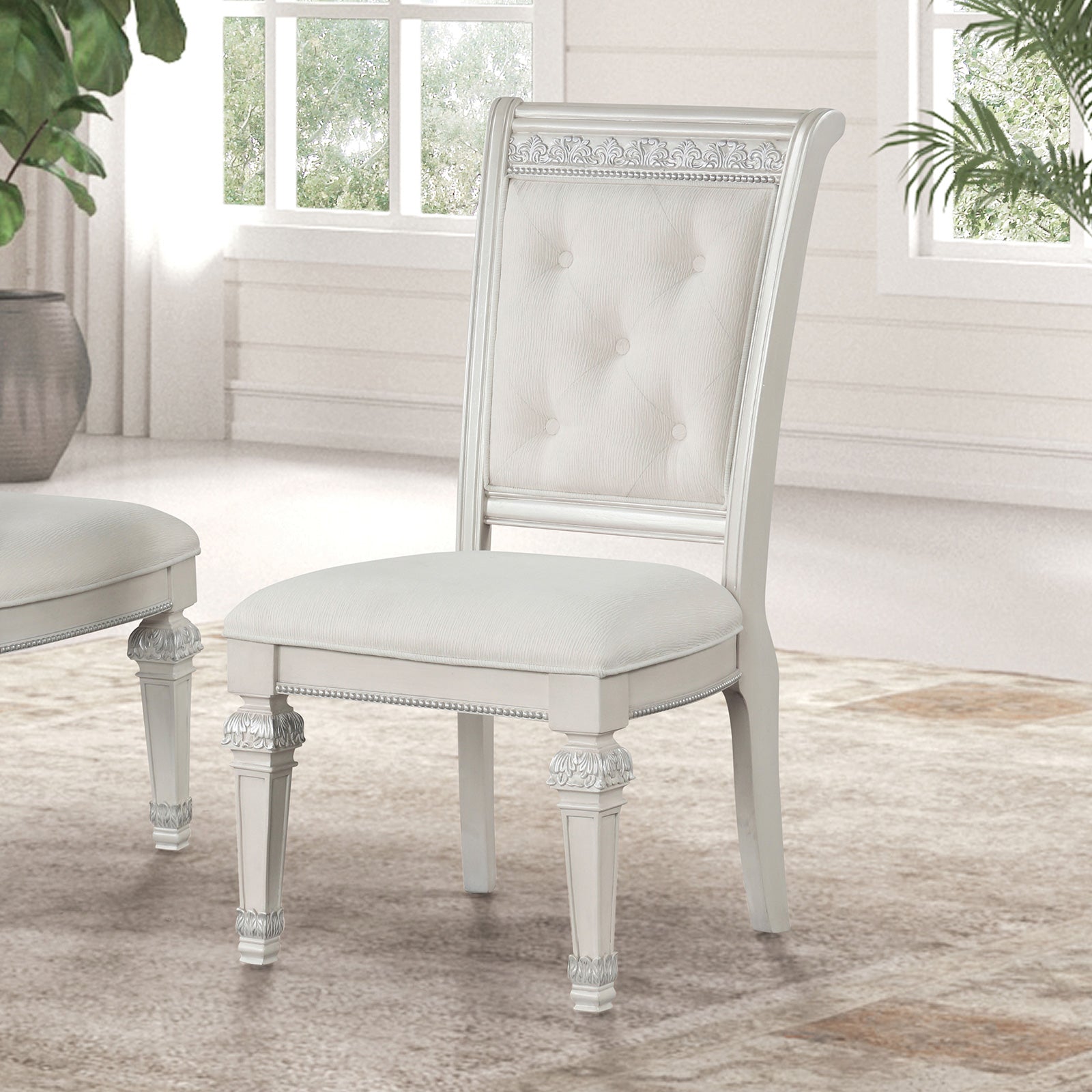 Stella Mia Ivory 9 Piece Dining Set