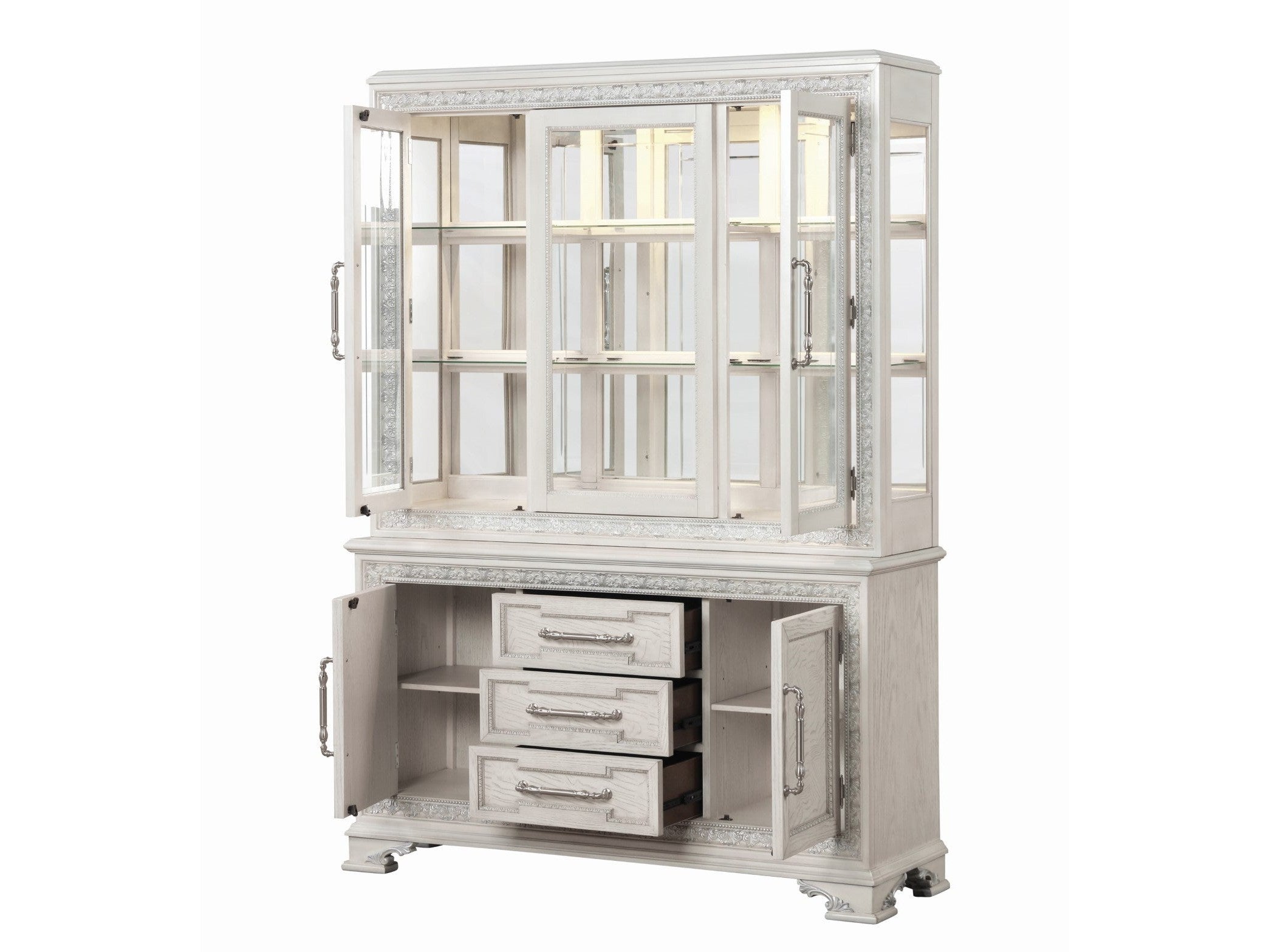 Stella Mia Ivory Hutch Buffet