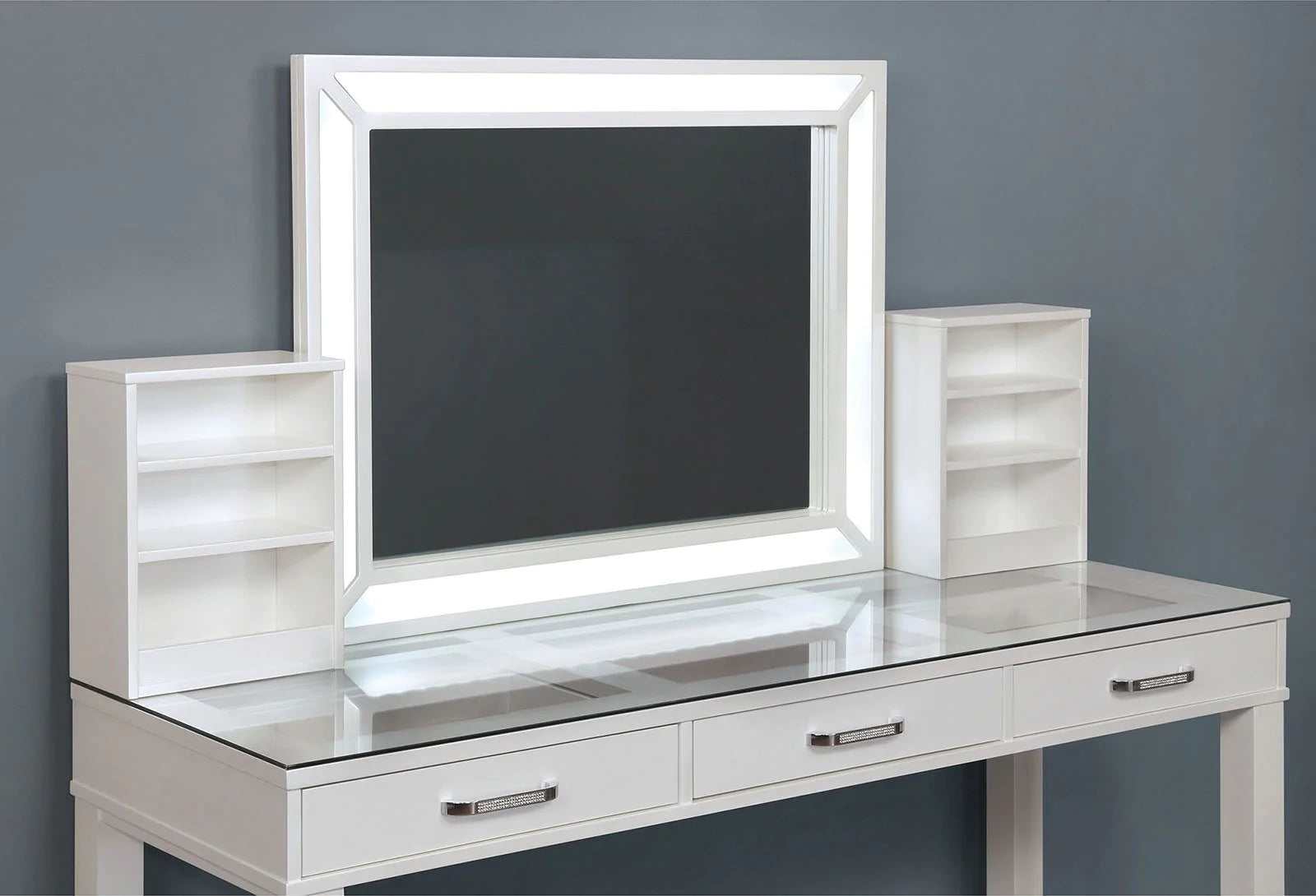 Stephanie White Vanity Set / 3pc