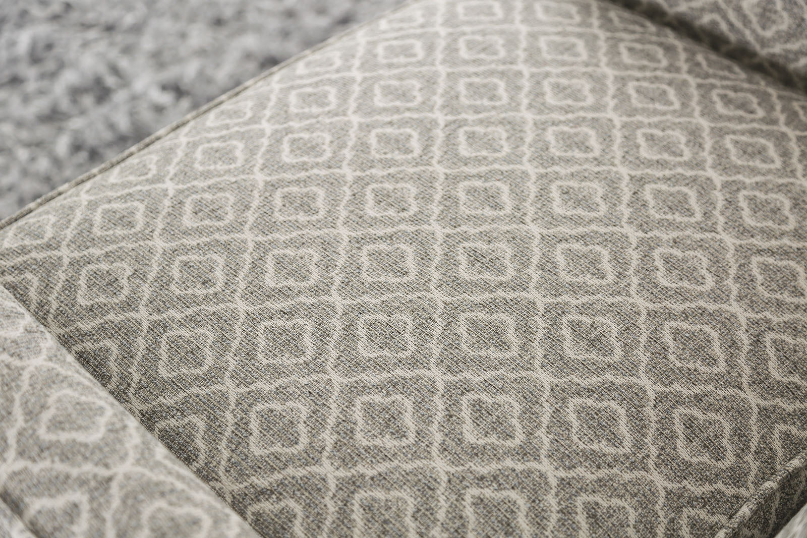 Stephney Gray/Gold Accent Chair