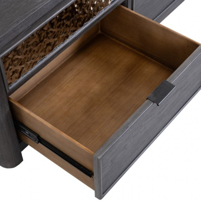 Sterling West Ash Gray Chairside Table