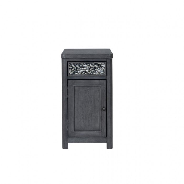 Sterling West Ash Gray Chairside Table