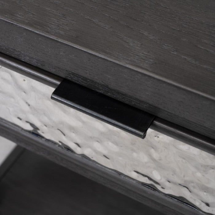 Sterling West Ash Gray Chairside Table