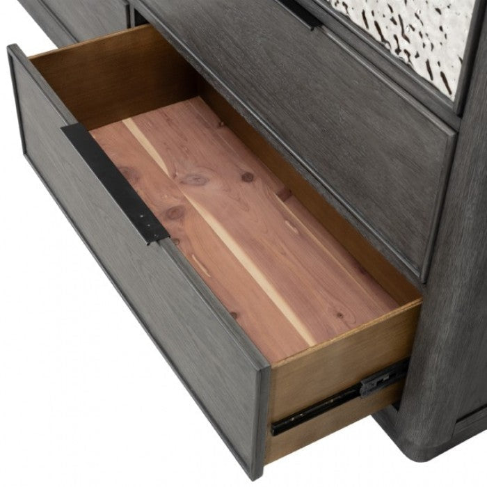 Sterling West Ash Gray Dresser