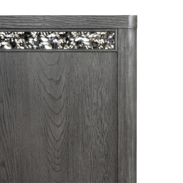 Sterling West Ash Gray Eastern King Bed