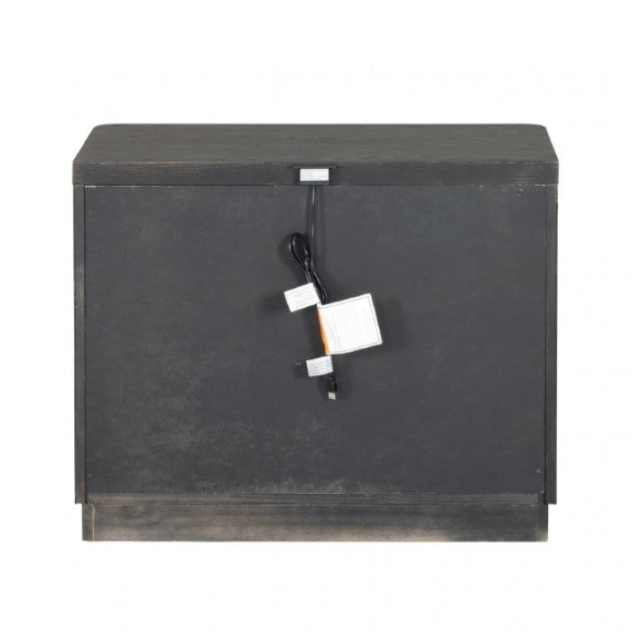 Sterling West Ash Gray Nightstand