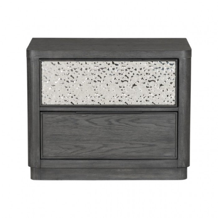 Sterling West Ash Gray Nightstand