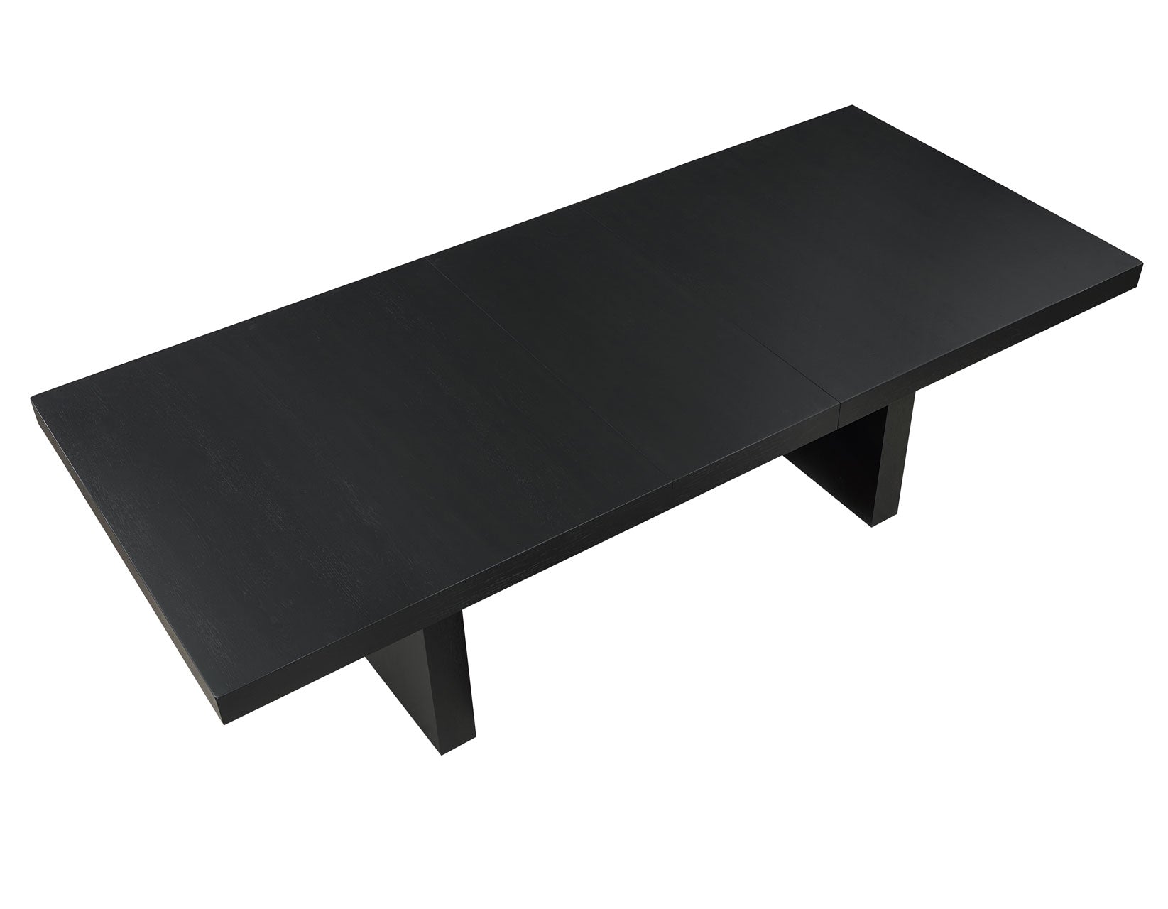 Aubrey 78-96″ Table With 18" Leaf in Black