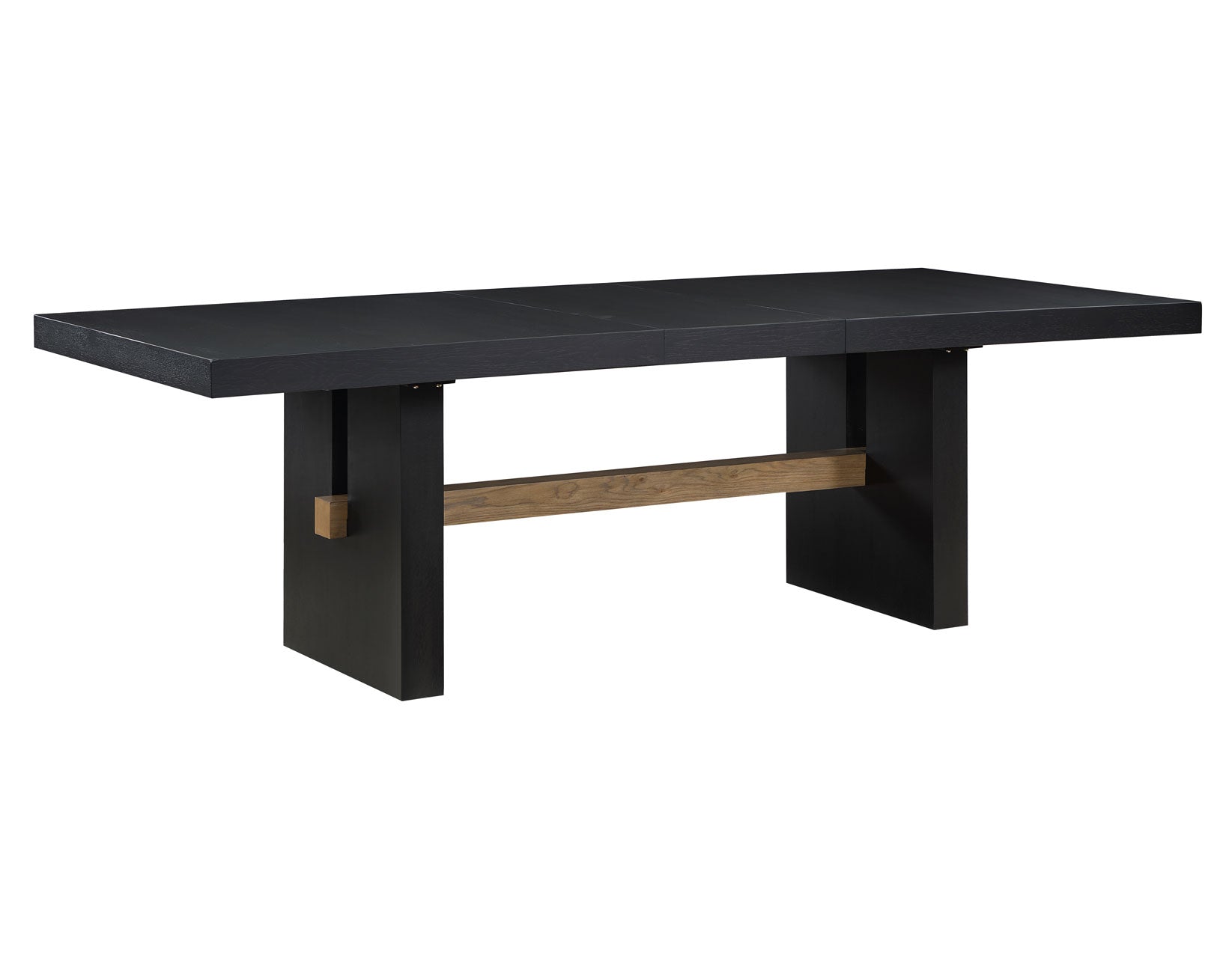 Aubrey 78-96″ Table With 18" Leaf in Black