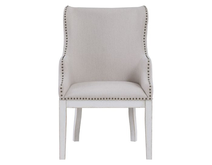 Warren White Arm Chair