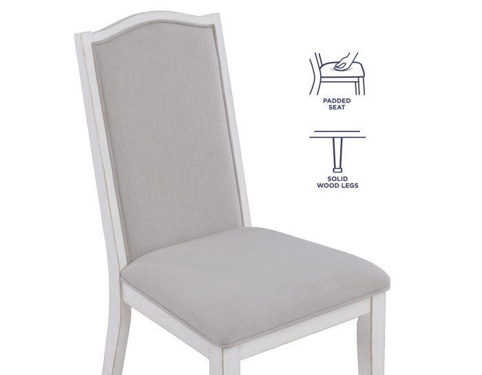 Warren White Side Chair