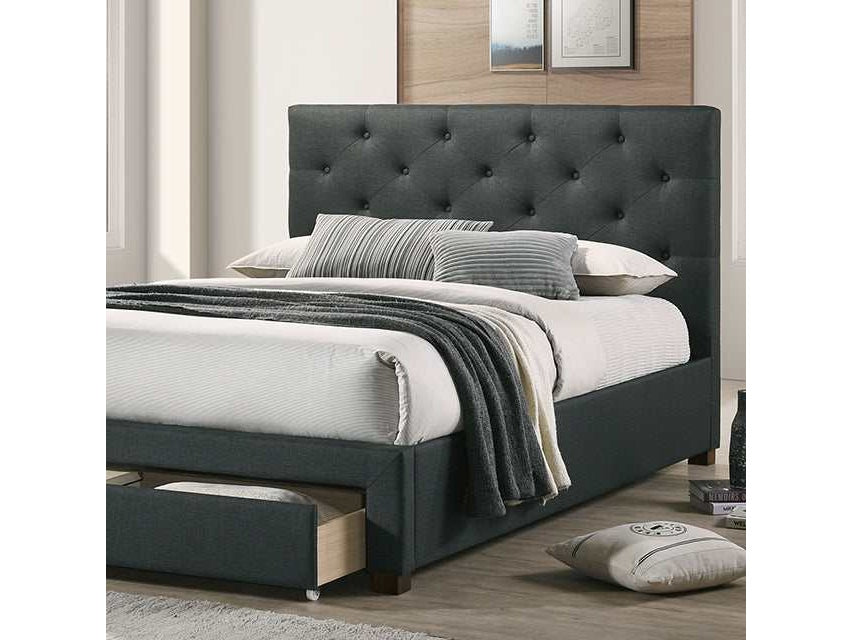 Sybella Dark Gray California King Bed