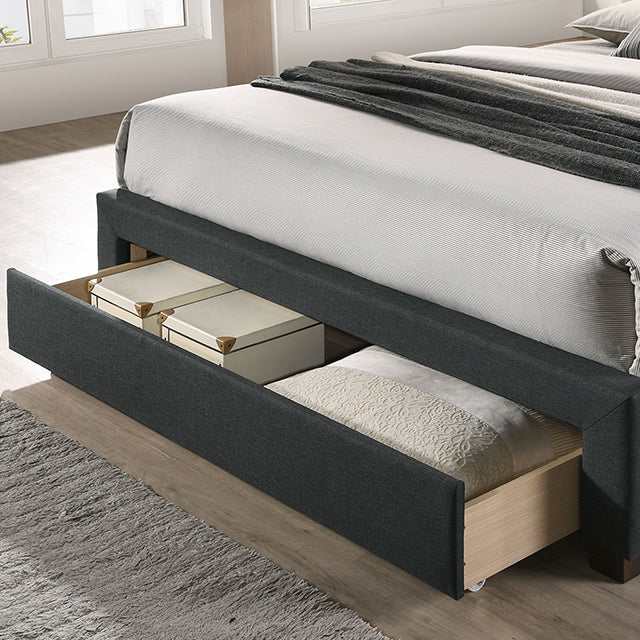 Sybella Dark Gray Eastern King Bed