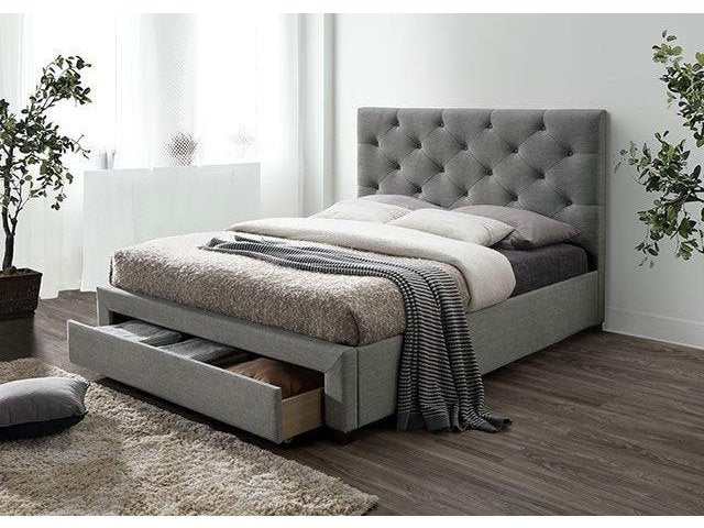 Sybella Gray UPH Twin Bed w/ Storage