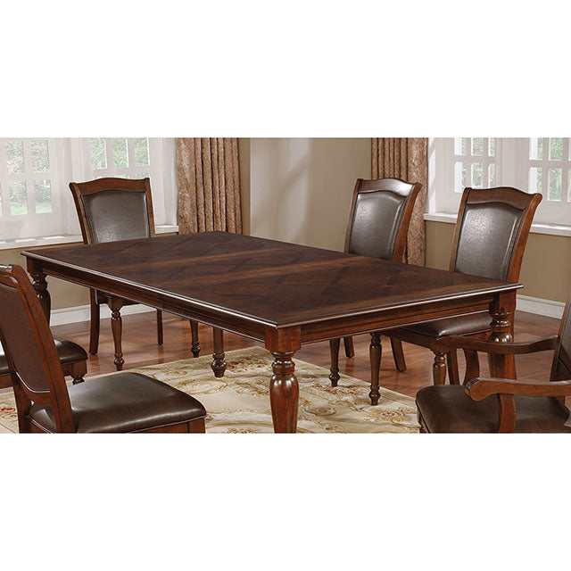 Sylvana Brown Cherry/Espresso Dining Table