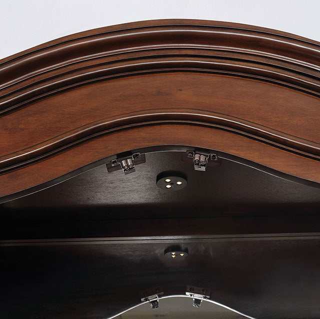 Sylvana Brown Cherry/Espresso Dining Table