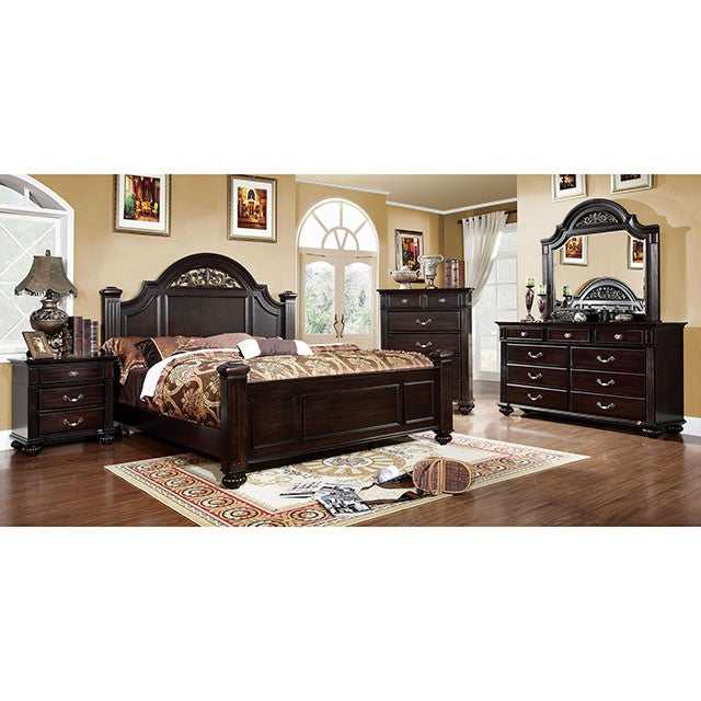 Syracuse Dark Walnut California King Bed