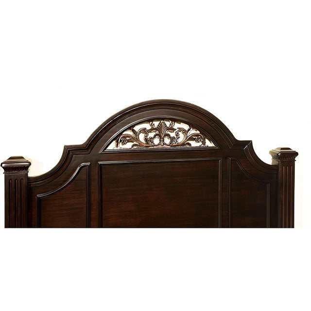 Syracuse Dark Walnut Eastern King Bed