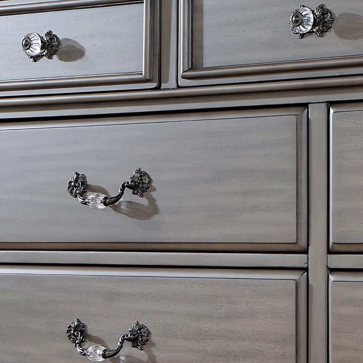 Syracuse Gray 5pc Queen Bedroom Set