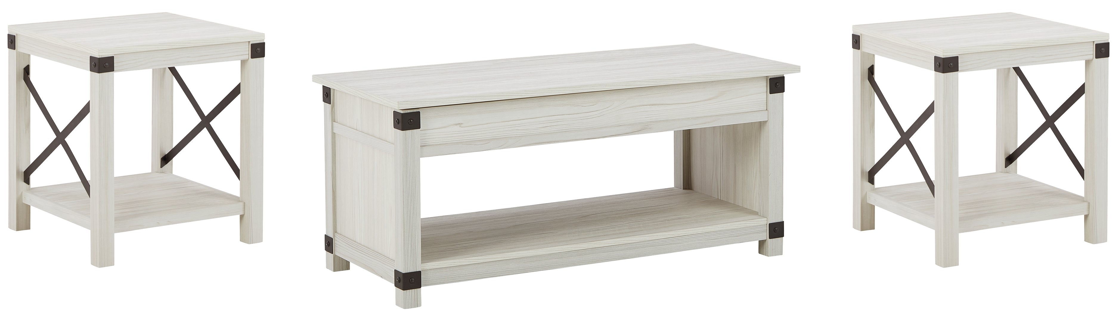 Bayflynn Coffee Table with 2 End Tables