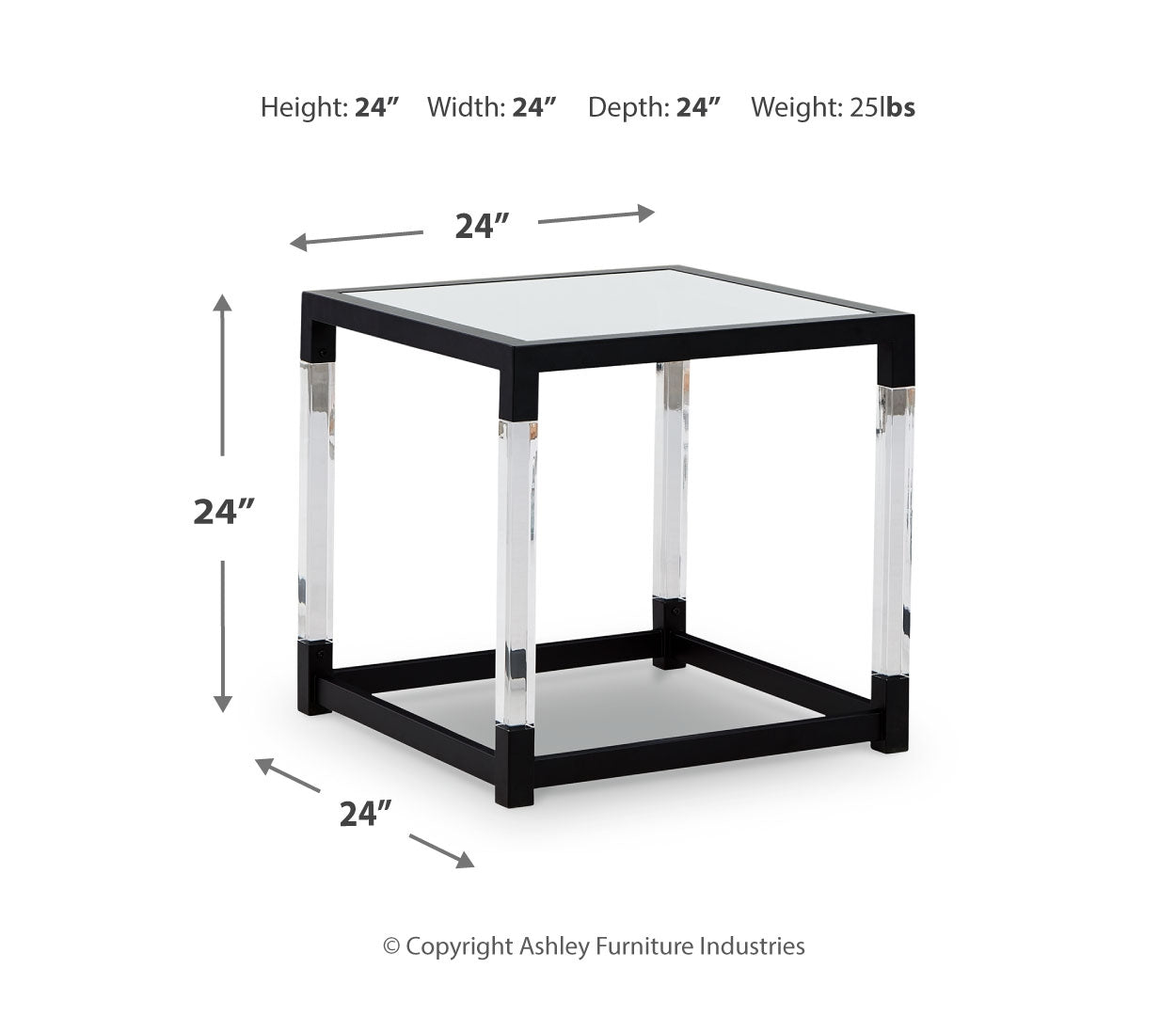 Nallynx Square End Table